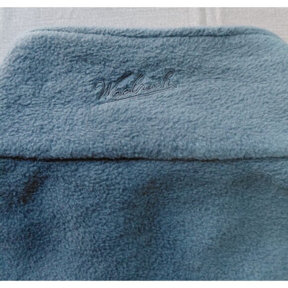 Woolrich Fleece Zip Front Vest Men's Med Gorpcore Outdoor Front Pockets Blue - Picture 13 of 13